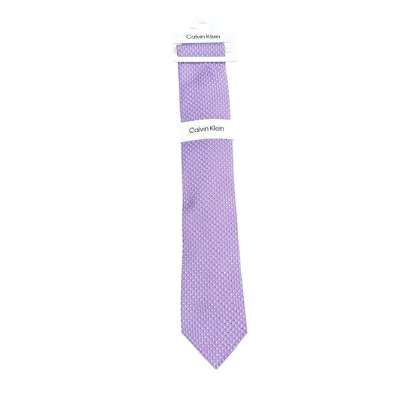 Calvin Klein Men's Purple Neck Tie - Picture 1 of 4